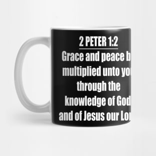 2 Peter 1:2 KJV Mug